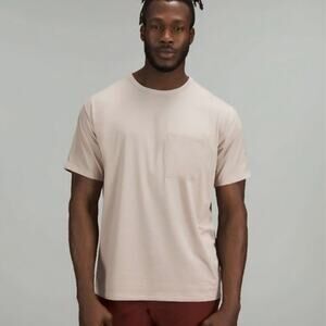 Lululemon Mens The Fundamental Short Sleeve Relaed Fit Shirt in Bone Size XL